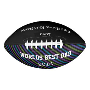 World Best Dad, Customisable Football Gift, American Football