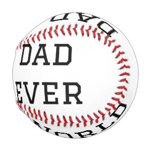 World best dad ever fat add name text sports text baseball