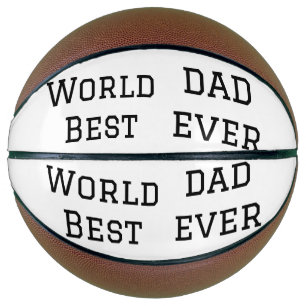 World best dad ever fat add name text sports text  basketball