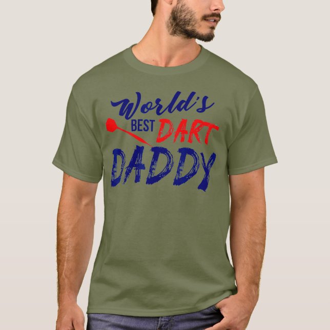 World Best Dart Daddy Sportsman T-Shirt (Front)