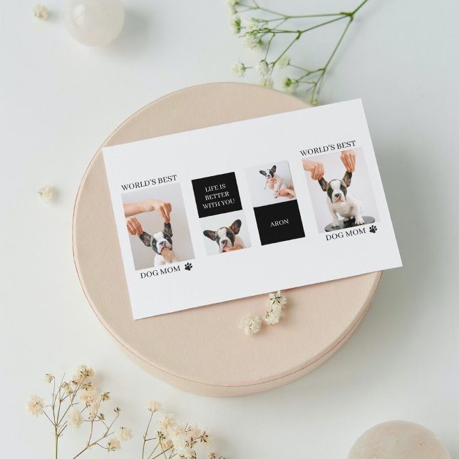 World Best Dog Mum | Collage Dog Photo (Creator Uploaded)