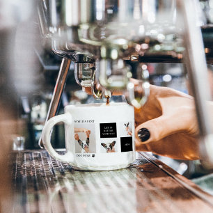 World Best Dog Mum   Collage Dog Photo Espresso Cup