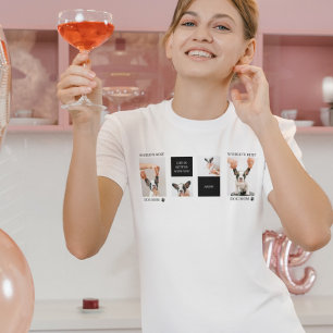 World Best Dog Mum   Collage Dog Photo T-Shirt