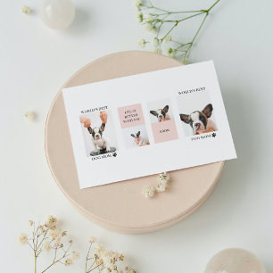 World Best Dog Mum   Collage Photo   Pastel Pink