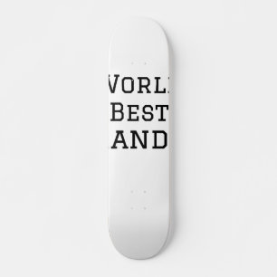 World best Grandpa add name text sports text simpl Skateboard