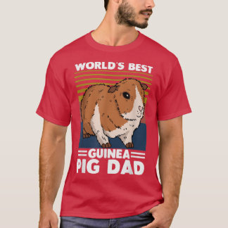 World Best GUINEA PIG Dad Cute Pet Love T-Shirt