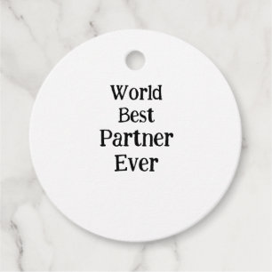 World best partner ever valentine's day lover gf favour tags