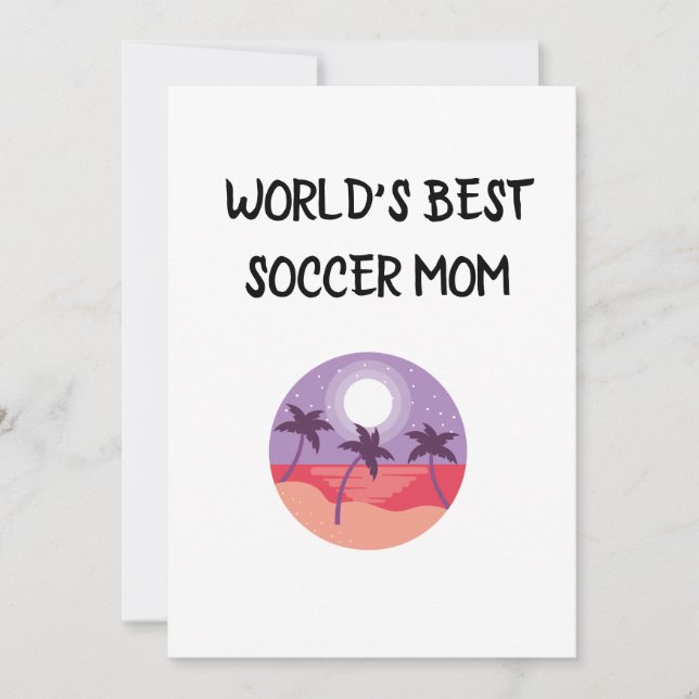 WORLD BEST SUPER SOCCER MOM CARDS (Front)
