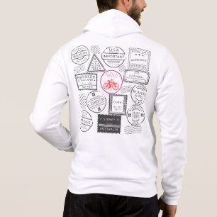 World Bicycle, Retro Stamps T-Shirt Hoodie