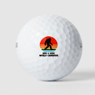 World Big Foot Hide and Seek Golf Balls