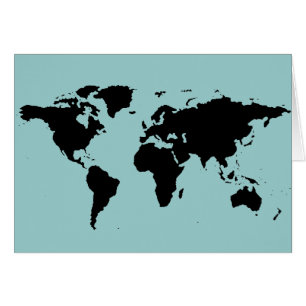 world black graphic map