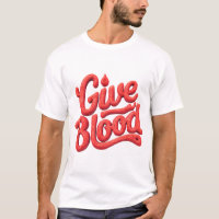 World Blood Donor Day - Glossy Blood Donation Text