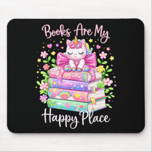 World book day 2026 costume - books are happy mouse mat
