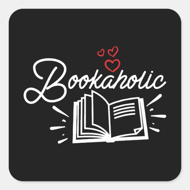  World Book Day and Learning Square Sticker (Front)