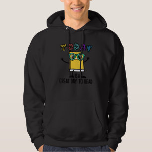 World Book Day Book character As Too Many Books Hoodie