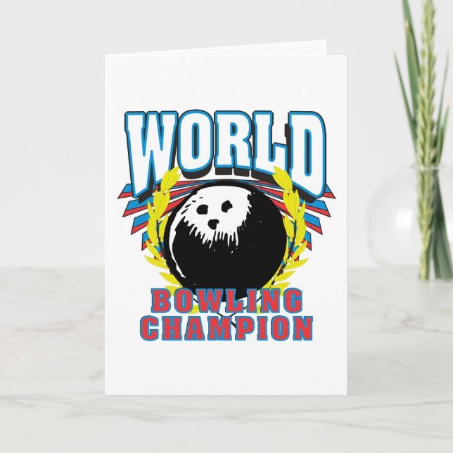 World Bowling Champion Holiday Card (Front)