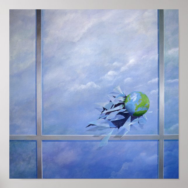 World Breaking Glass Poster (Front)