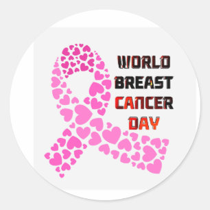 World Breast Cancer Day Celebration Stickers