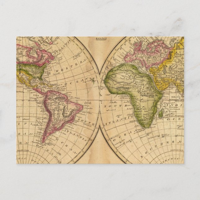 World by Worcester Postcard (Front)