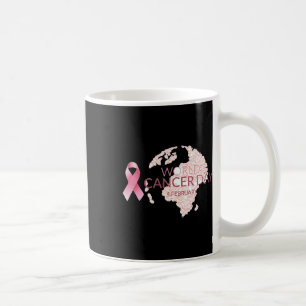 World Cancer Awareness Ribbon Ckground Coffee Mug