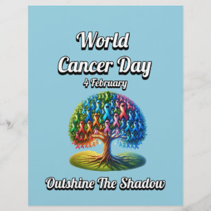World Cancer Day. 4 February  Flyer
