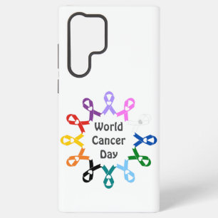 World Cancer Day Breast Lung Colon Liver Prostate Samsung Galaxy Case