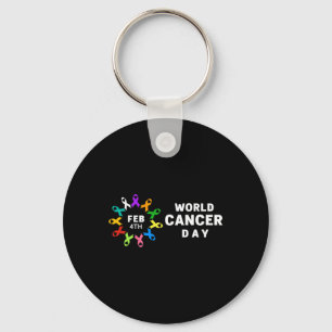 World Cancer Day - Cancer Awareness Key Ring
