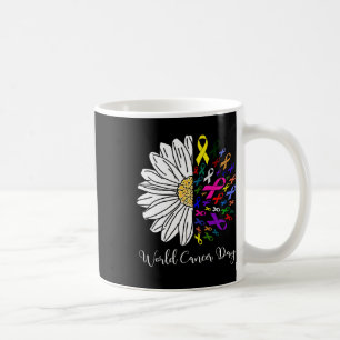 World Cancer Day Cancer Month Support Cancer Aware Coffee Mug