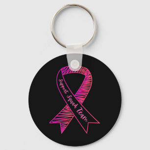 World Cancer Day Support Squad Team Breast Cancer Key Ring