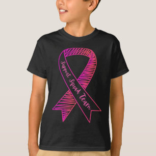 World Cancer Day Support Squad Team Breast Cancer T-Shirt