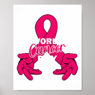 World Cancer Day Warrior Veteran Awareness Campaig Poster