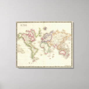 World Canvas Print