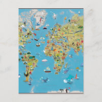 World Cartoon Map