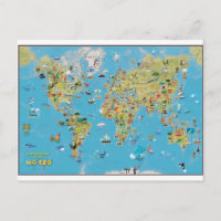 World Cartoon Map