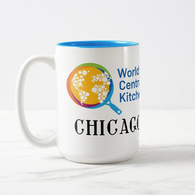 World Central Kitchen - Chicago Two-Tone Coffee Mug (Left)