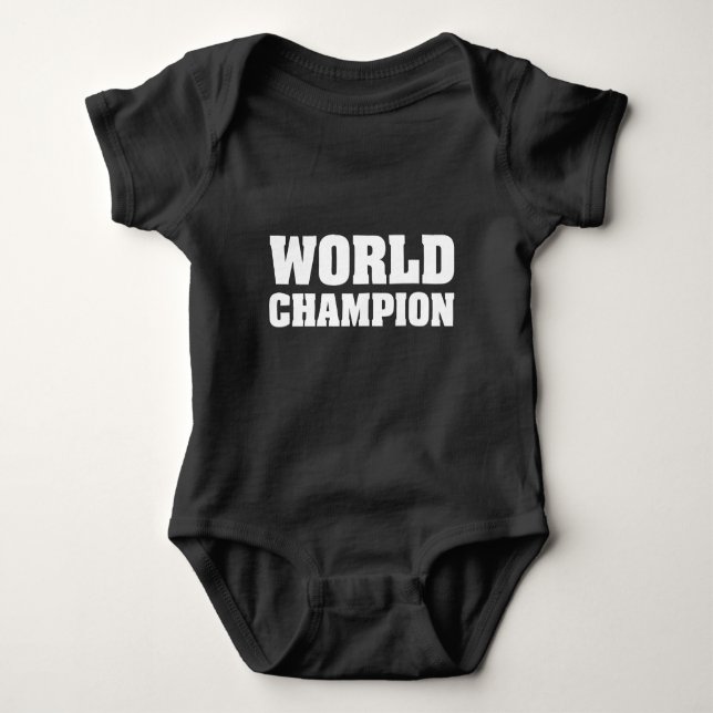 World Champion Baby Bodysuit (Front)