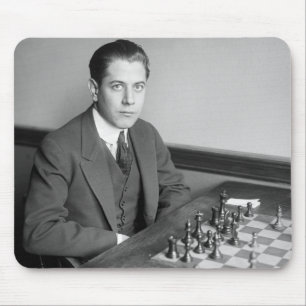 World Champion Chess Player, 1915 Mouse Mat