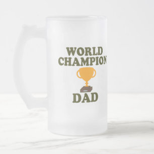 World Champion Dad Beer Mug