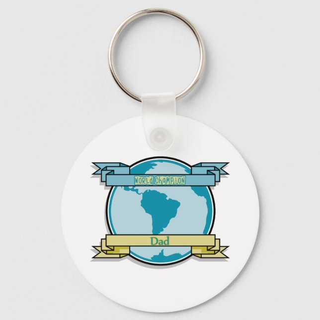 World Champion Dad Key Ring (Front)