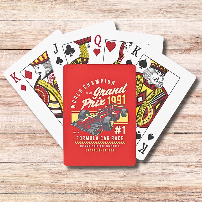 World Champion Grand Prix Racing Car | Sport Playing Cards (Creator Uploaded)
