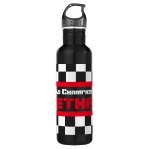 World champion kids name racing drinks bottle