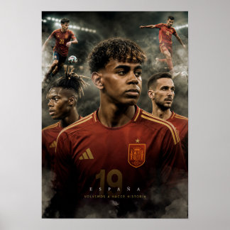 World Champions Spain Poster