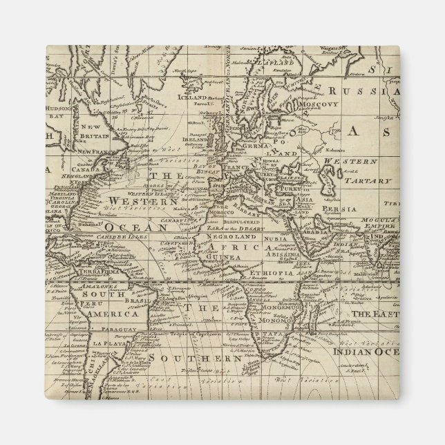 World Chart Magnet (Front)