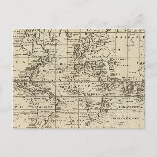 World Chart Postcard (Front)