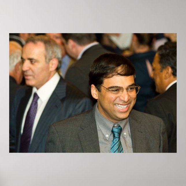 World Chess Champion Vishy Anand Poster (Front)
