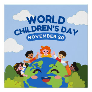 World Children’s Day November 20 Poster