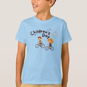 World Children's Day Graphic Tee Bicycle