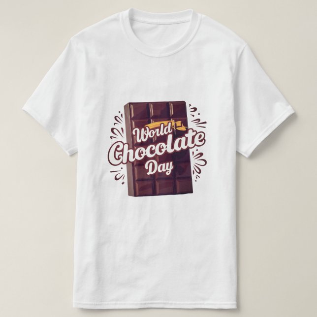 World Chocolate Day T-Shirt (Design Front)