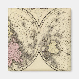 World, Christianity chart Magnet