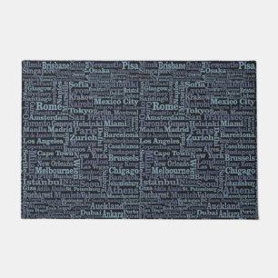 World Cities door mats